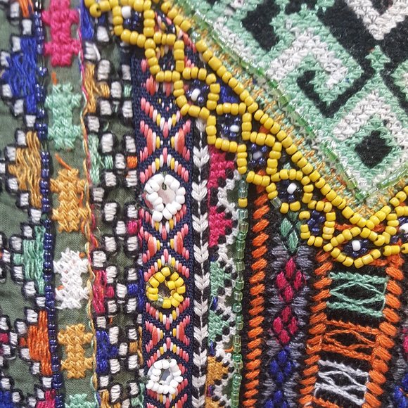 💥KILLER DESIGN💥Embroidered Tribal Army Jacket - Picture 7 of 15